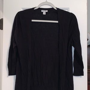 Black cardigan